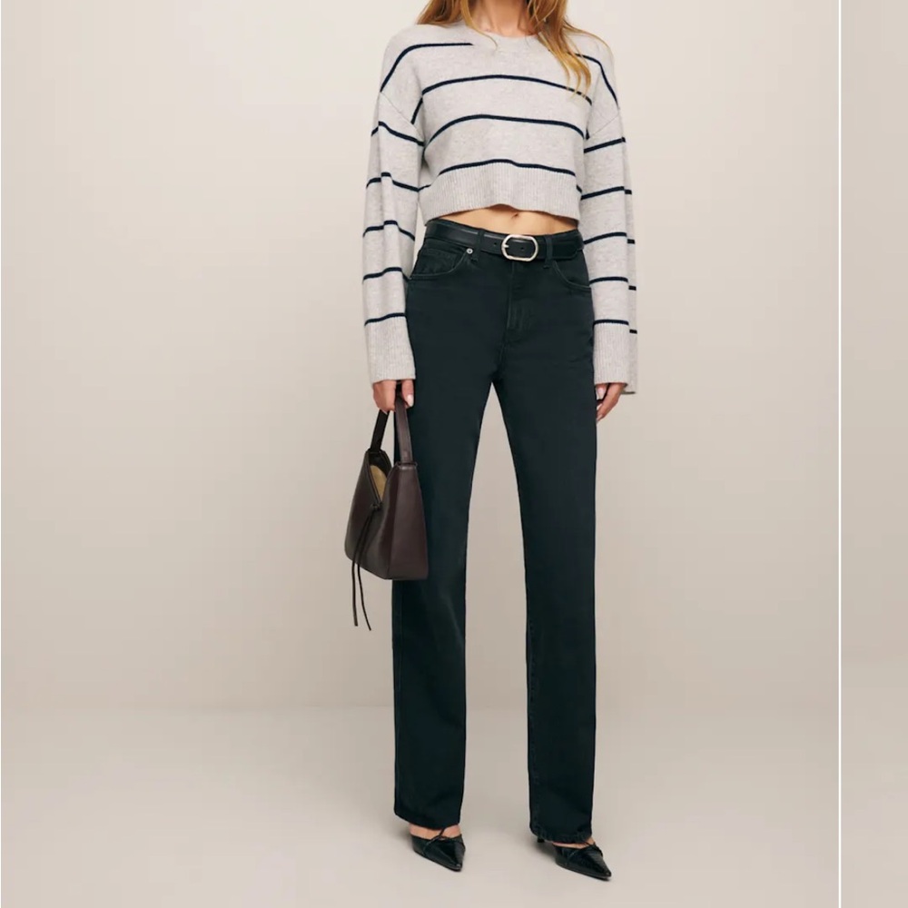 Reformation Val 90s Mid Rise Straight Jeans